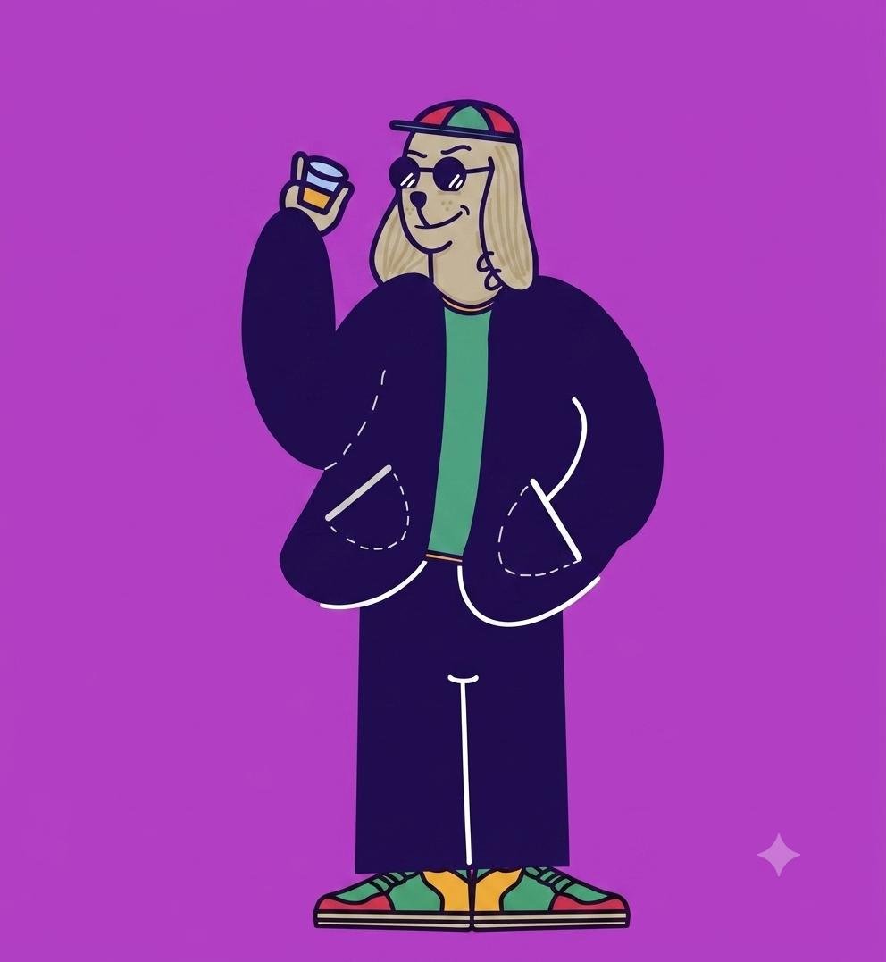 Brayan, el peleador imaginario que se pasa de tragos